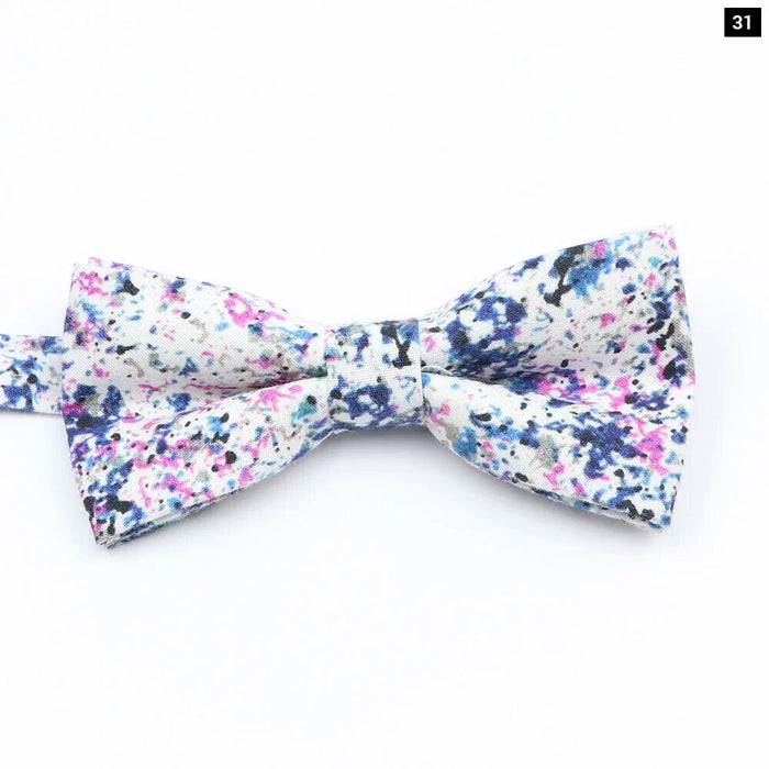 Colourful Floral Bow Ties Fashionable And Fun For Kids