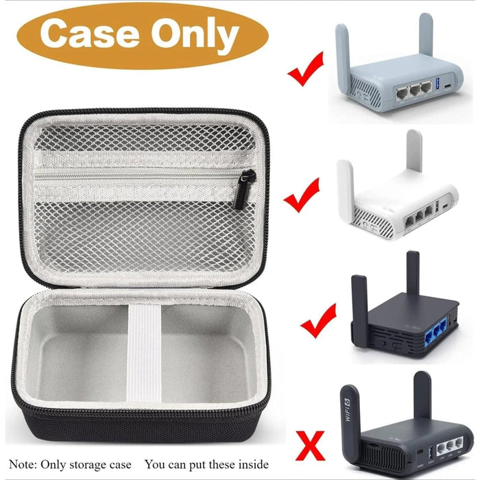 Case Compatible With Gl Sft1200 / Mt3000 / Mt1300 / A1300 / Ar750S-Ext Wireless Travel Router Portable Wifi Storage