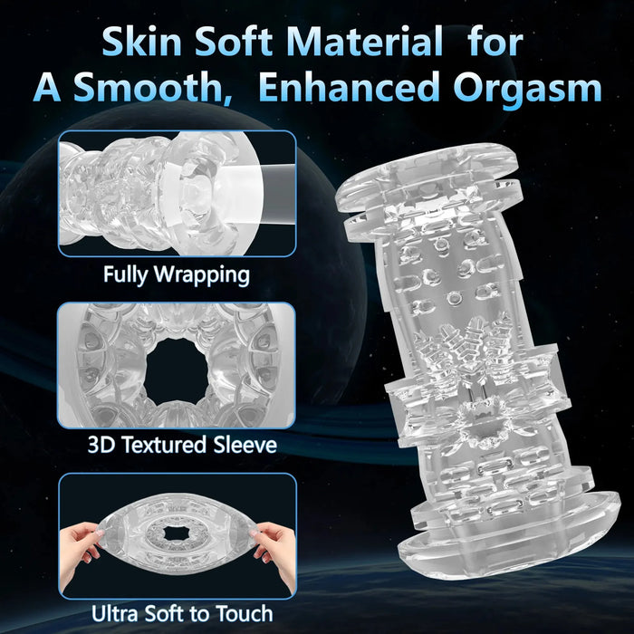 Telescopic Rotation Masturbator for Men