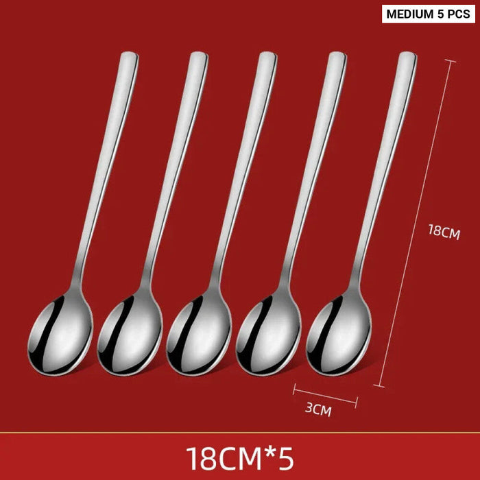 Convenient Stainless Steel Coffee Spoon Set