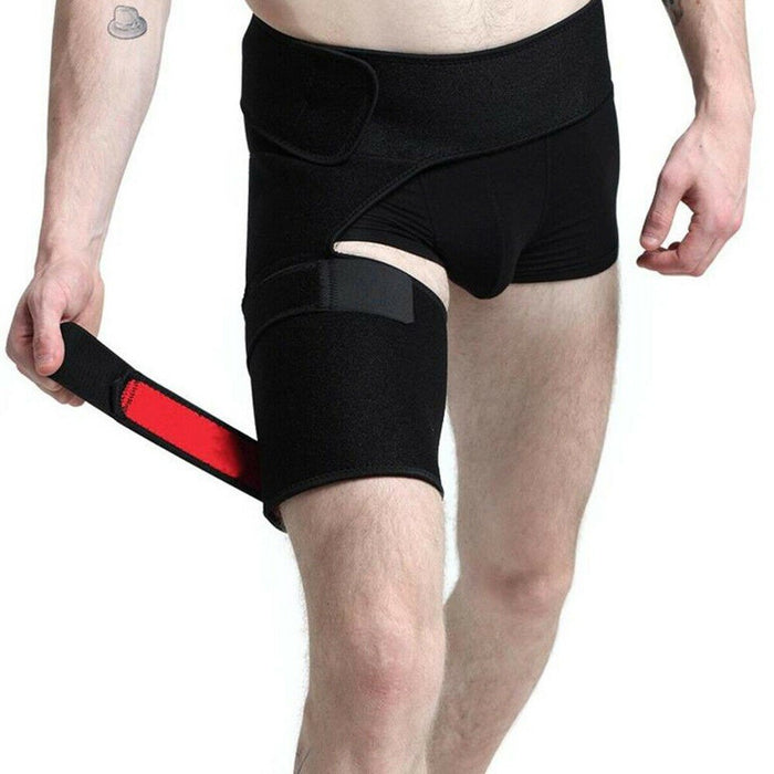 Hip Groin Brace Thigh Compression Hamstring Wrap for Hip Pain Relief Sciatica