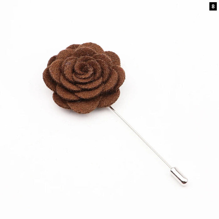 Handmade Romantic Flower Brooch 34 Colours