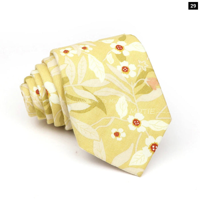 Stunning 42 Colour Floral Tie For Weddings Business And Daily Wear