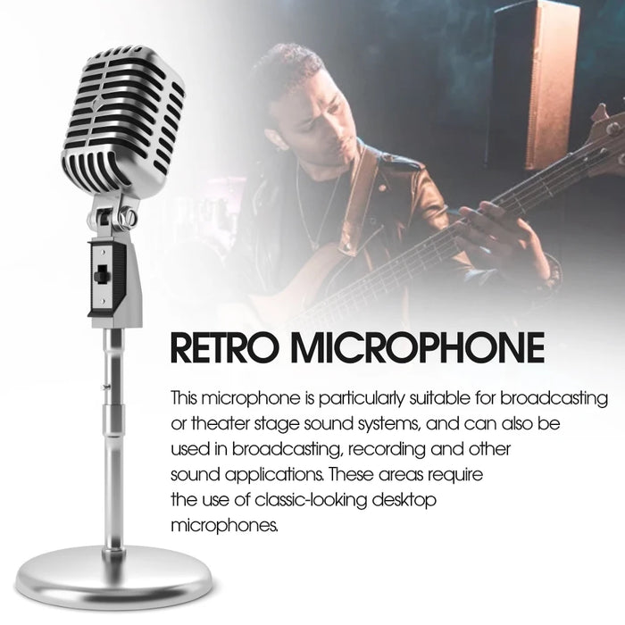 Retro Style Dynamic Mic for Live Performance