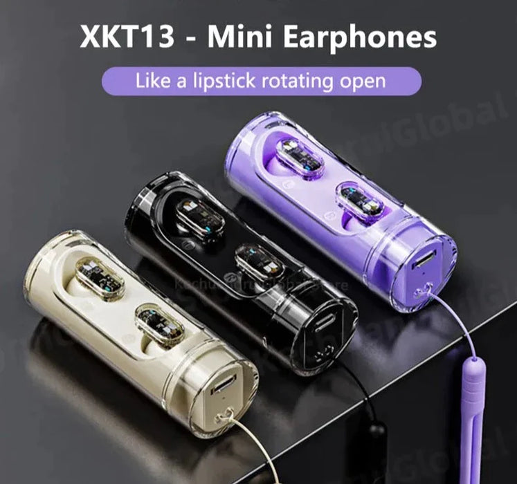 Wireless Bluetooth 5.3 Tws Mini Xkt13 Lipstick Design Noise