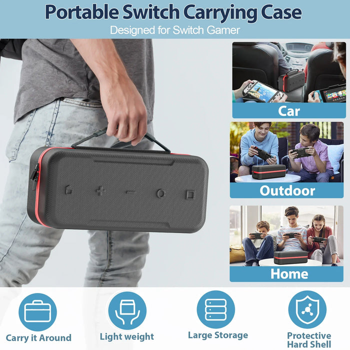 Portable Switch Oled Carrying Case Hard Shell