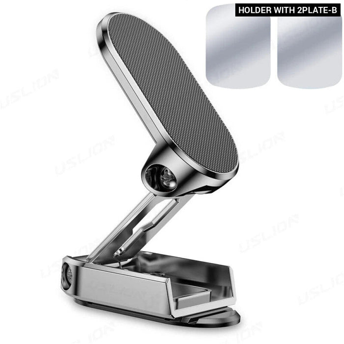 Foldable Metal Car Phone Holder For Iphone 14