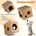 Cat Cardboard House Indoor Scratching Box