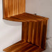 4 Tier Wood Wall Mounted Display Stand