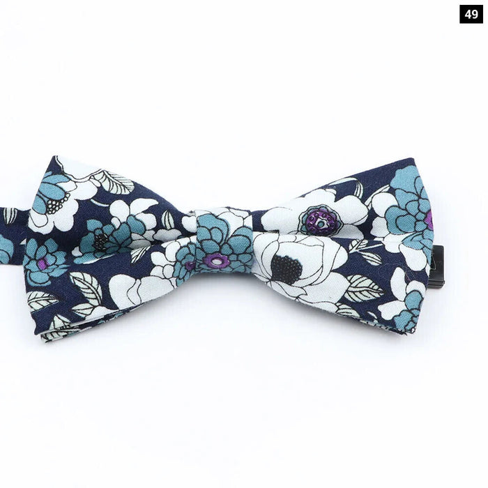 Colourful Floral Bow Ties Fashionable And Fun For Kids