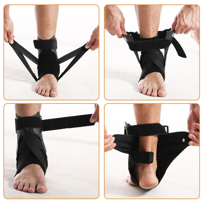 1Pcs Strong Ankle Brace with Three Way Support For Men and Women