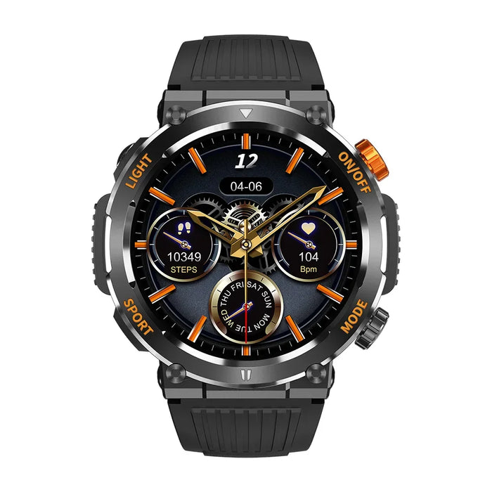 Colmi V68 1.43 Amoled Display Smartwatch 100 Sports Modes Compass Flashlight Military Grade Mens Collection