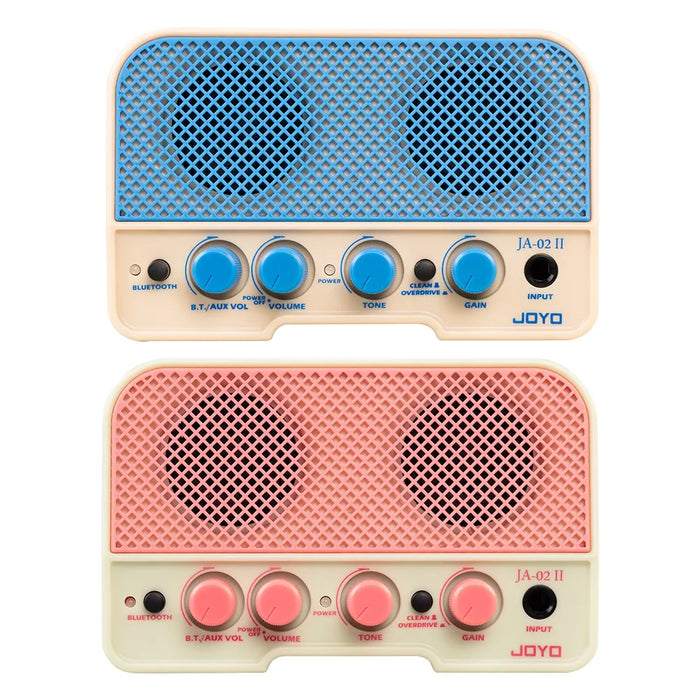 Ja-02 Ii 5W Electric Guitar Amplifier Speaker Dual Channel Clean & Overdrive Mini Guitar Amp Rechargable With Bt 5.0 Aux In