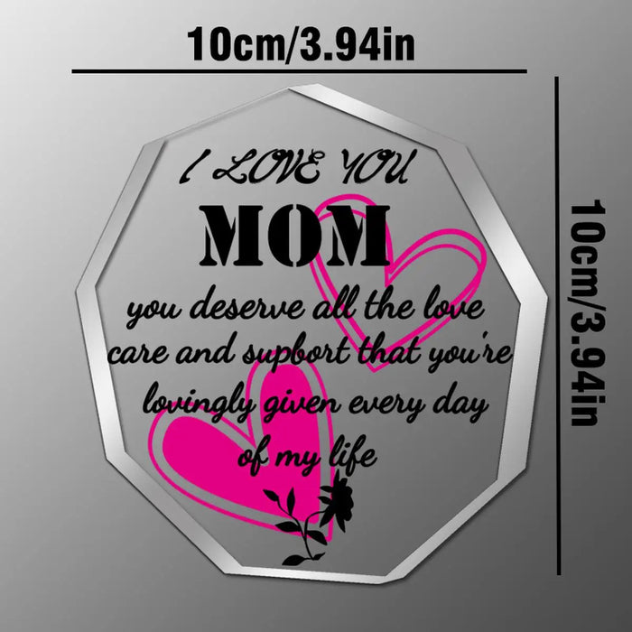 Custom Mom Acrylic Tabletop Plaque Ideal Gift For Special Occasions