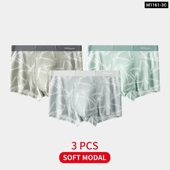 Silky Modal Mens Boxer Set