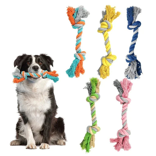 Durable Dog Rope Toy Teething Chew