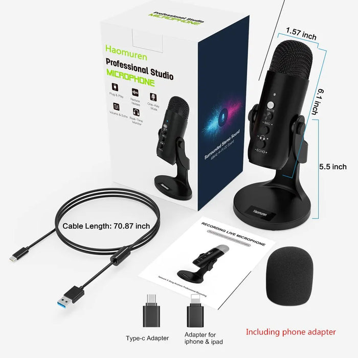 Usb Microphone For Gaming And Podcasting