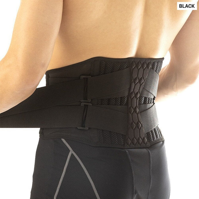 Strong Lower Back Brace Sweat Slim Belt For Sports Pain Relief