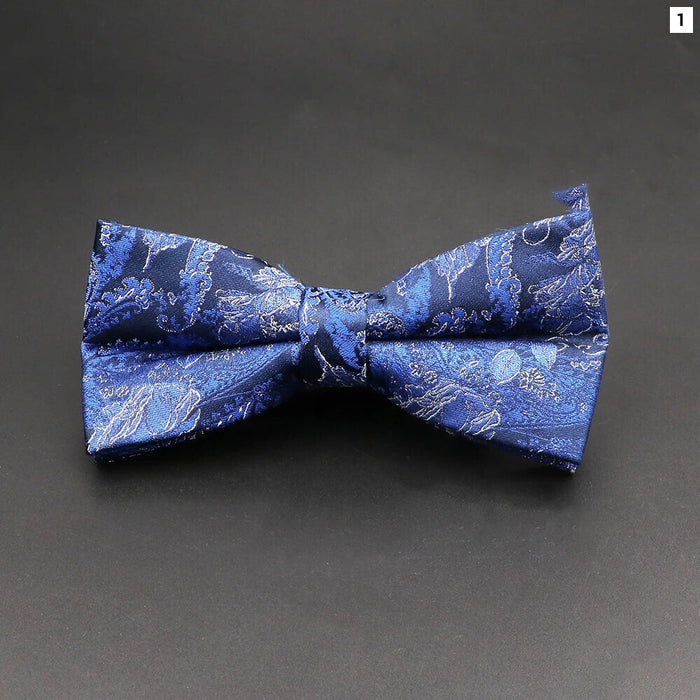 Floral Rose Bowtie For Weddings And Parties