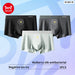 Pack Of 3 Breathable Mens Boxers