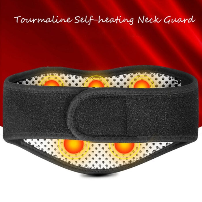 Self Heating Magnetic Therapy Neck Wrap Belt For Pain Relief Cervical Vertebra