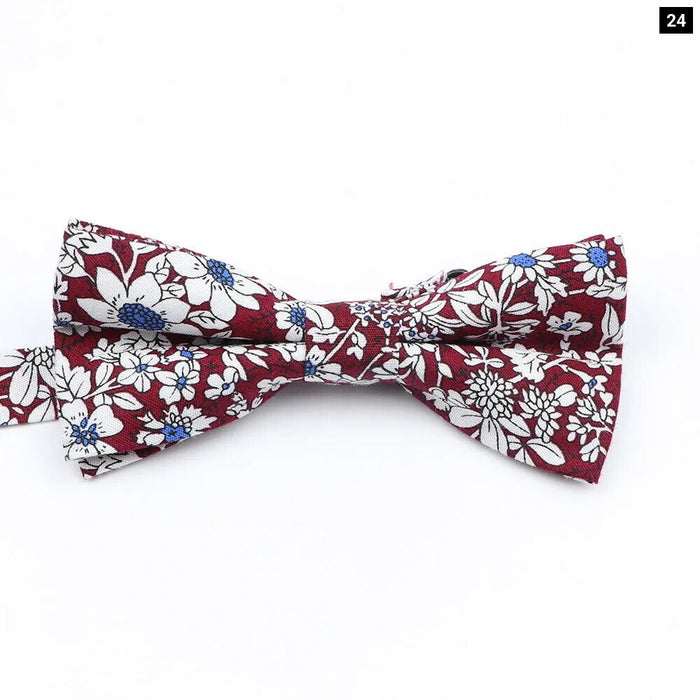 Colourful Floral Bow Ties Fashionable And Fun For Kids