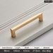 Modern Brushed Zinc Cabinet Handles