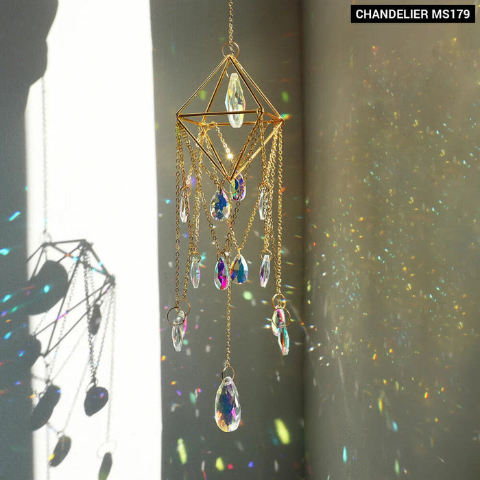 Crystal Teardrop Chandelier Sun Catcher