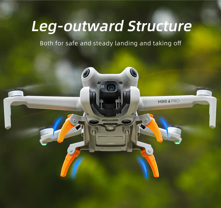 Foldable Landing Gear For Dji Mini 4 Pro Drone Extension