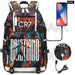 Unisex Cr7 Football Casual Daypack School Bag