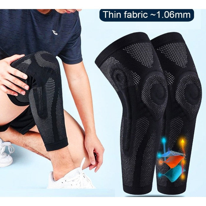 Lengthen Leg Compression Knee Brace Leg Protector Sleeve For Joint Pain Relief and Injury Recovery