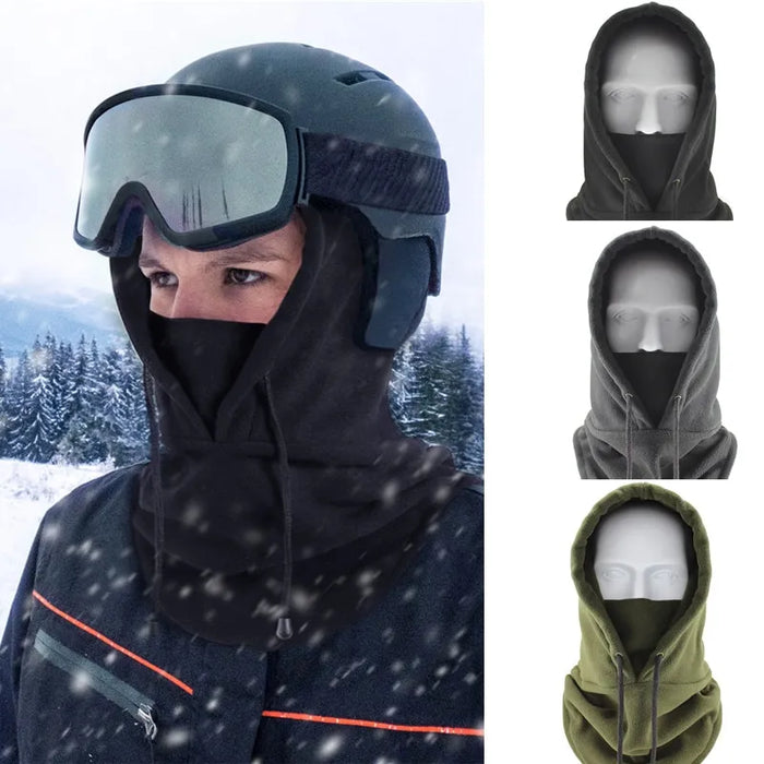 Windproof Winter Cycling Cap Warm Balaclava Hood For Outdoor Activities