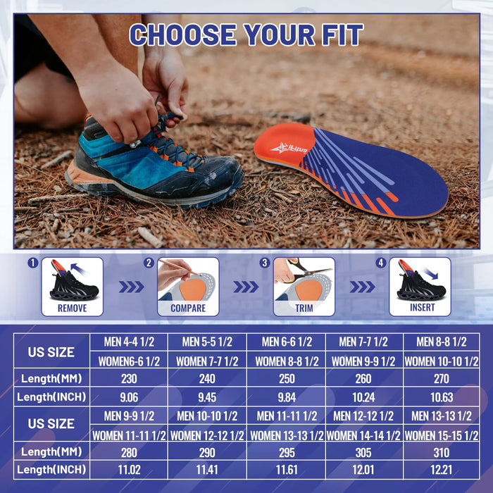 Orthopedic Arch Support Insoles For Flat Feet