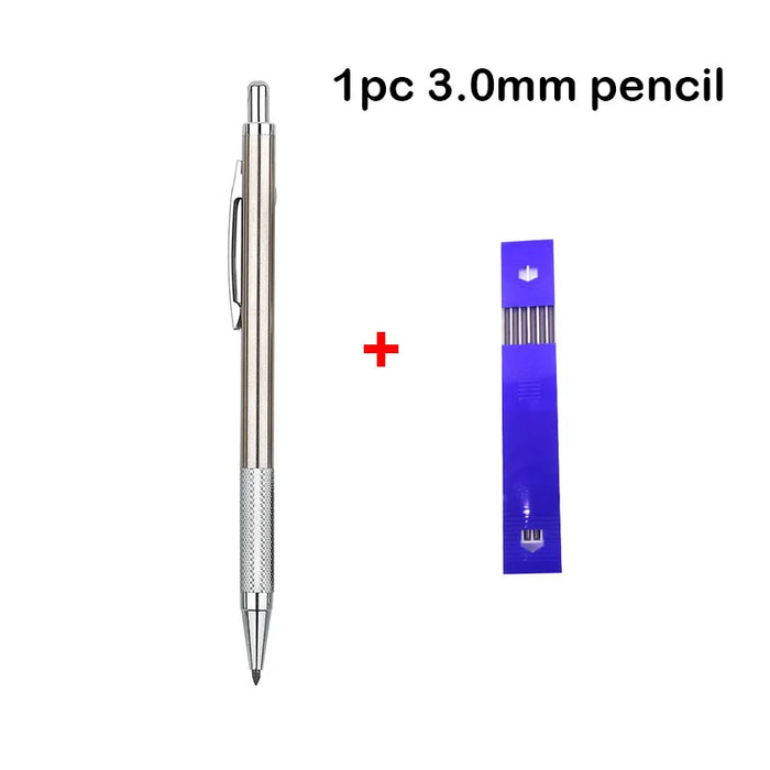 Full Metal Mechanical Pencil Set 0.3 To 2.0Mm Art