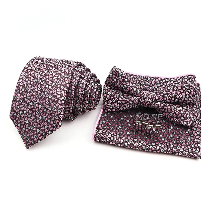 Classic Plant Tie Set For Weddings And Daily Wear