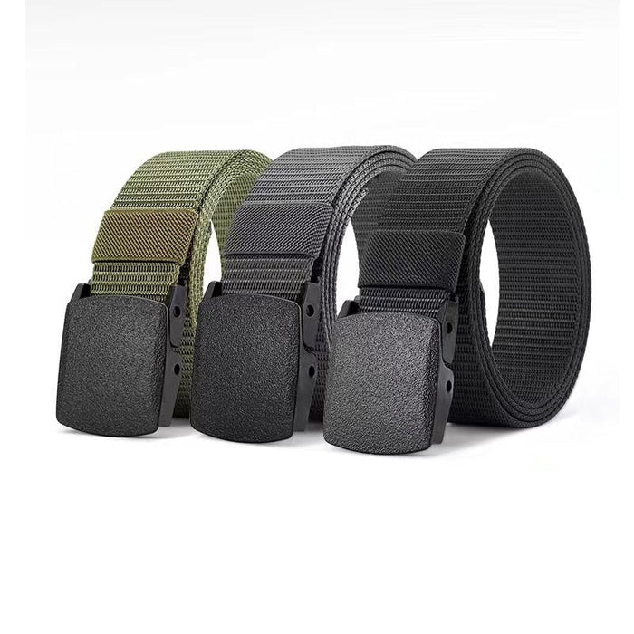 Automatic Buckle Nylon Male Army Tactical Belt Mens Military Waist Canvas Belts High Quality Strap