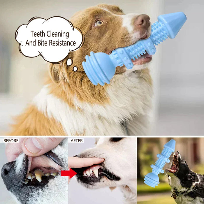 Tough Dog Chew Toys Food Dispensing Interactive Teeth Cleaning