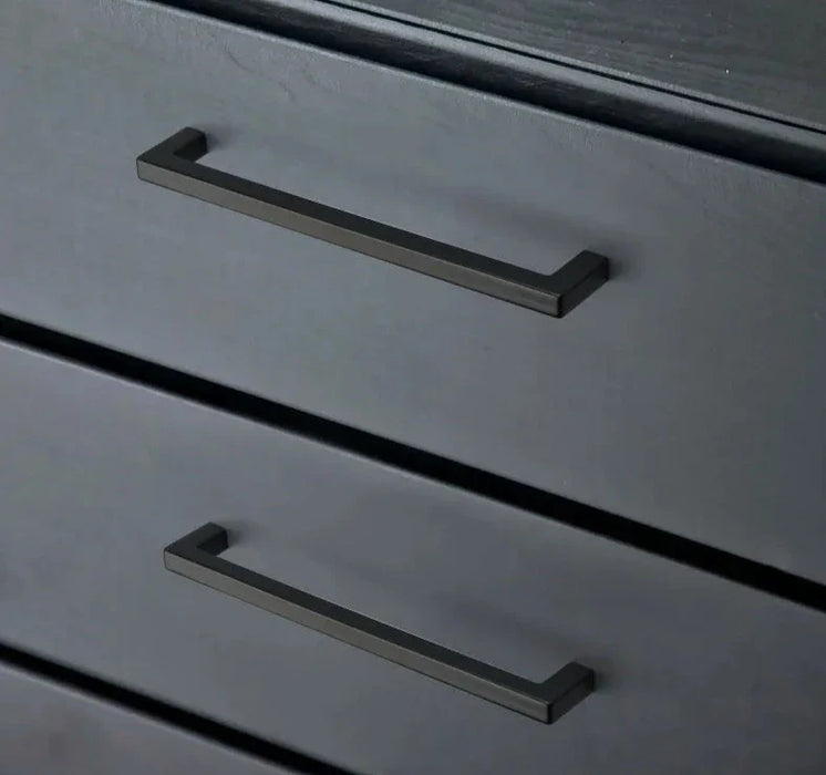 Modern Brushed Zinc Cabinet Handles