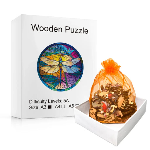 Dragonfly Wooden Jigsaw Puzzle