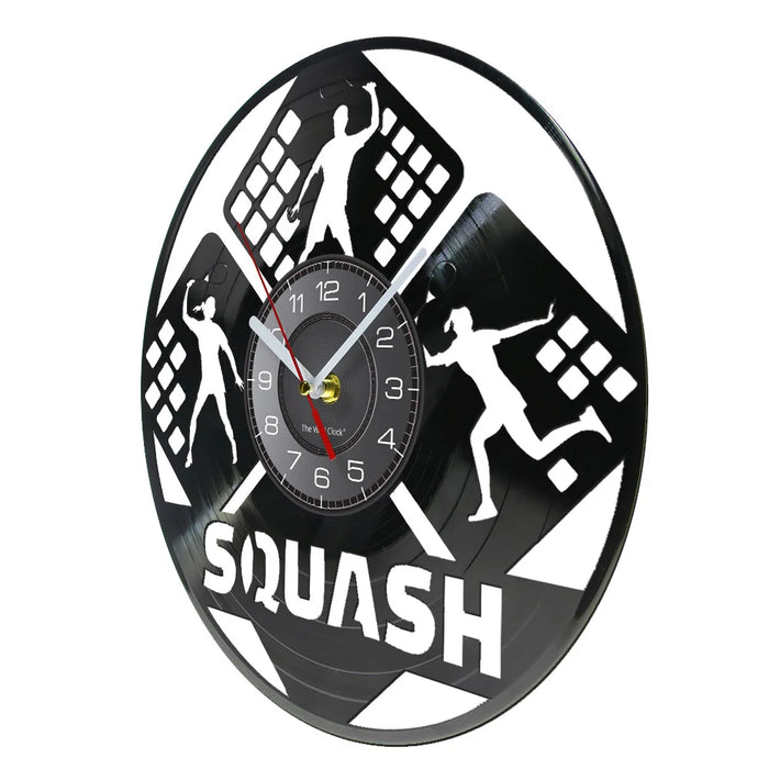 Squash Vinyl Lp Wall Clock