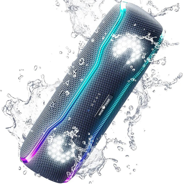 Portable Ipx7 Waterproof Speaker 25W Stereo With Colourful Light