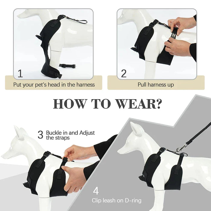 No Pull Tuxedo Dog Harness Set With Leash And Bow Tie Soft Breathable Mesh