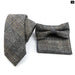 Mens Plaid Wool Tie Set For Business Weddings And Gifts