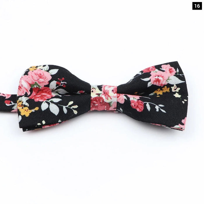 Colourful Floral Bow Ties Fashionable And Fun For Kids