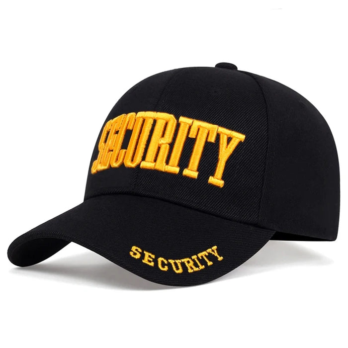 Adjustable Security Baseball Cap / Hat For Outdoor Wear