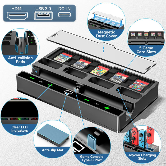 4K Hdmi Switch For Nintendo Switch Oled Tv