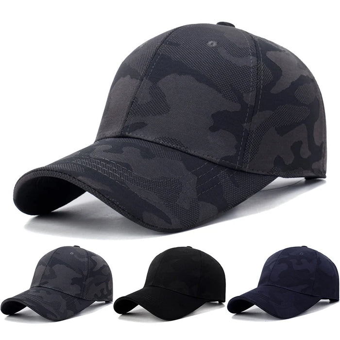 Adjustable Camo Baseball Cap / Hat For Outdoor Wear