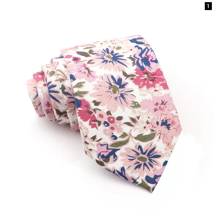 Stunning 42 Colour Floral Tie For Weddings Business And Daily Wear