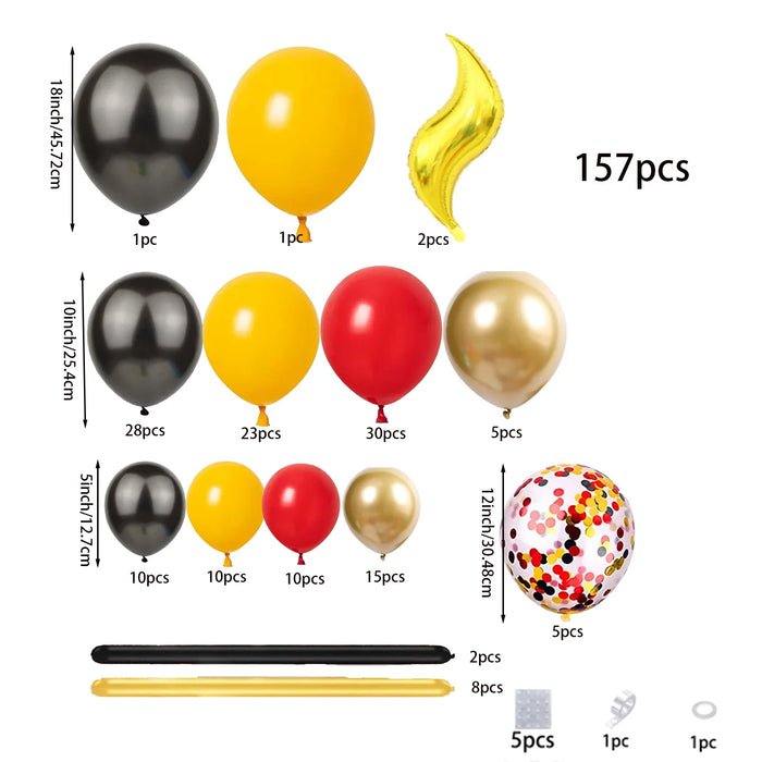 Summer Tropical Balloon Arch Set Latex Rainbow Balloon Lei Set For Hawaiian Loa Welcome Birthday Party Pool Party Decoration