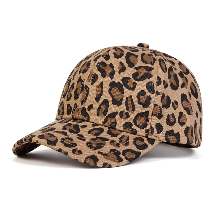 Adjustable Leopard Print Kids Baseball Cap / Hat